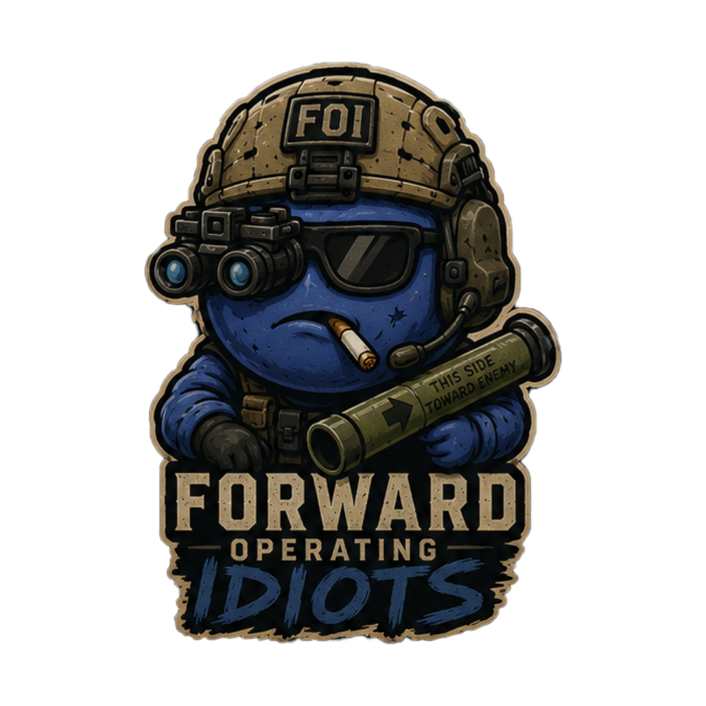 FOI soldier mascot